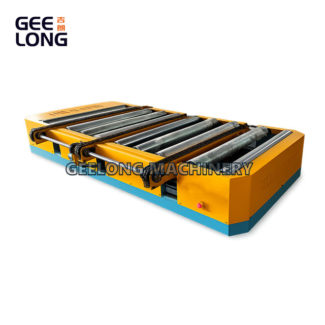 Automatic RGV Rail Guided Vehicle with Power Roller Conveyor