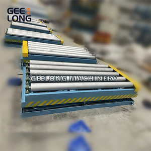 Hydraulic Lifting Table With Powered Roller Conveyor