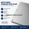 Matte Stainless Steel Press Plate for Board Lamination