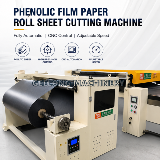 Automatic Phenolic Film Roll to Sheet Cutting Machine