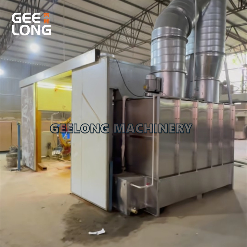 Automated Formwork Spray Painting Booth with Robotic Arm