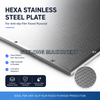 Hexa Anti-slip Stainless Steel Press Plate for Plywood Laminating