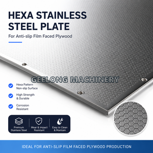 Hexa Anti-slip Stainless Steel Press Plate for Plywood Laminating